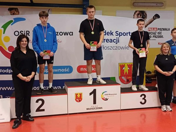 Gratulacje dla naszych uczniów za wspaniały występ podczas ostatniego turnieju z cyklu Grand Prix Włoszczowy w tenisie stołowym! 